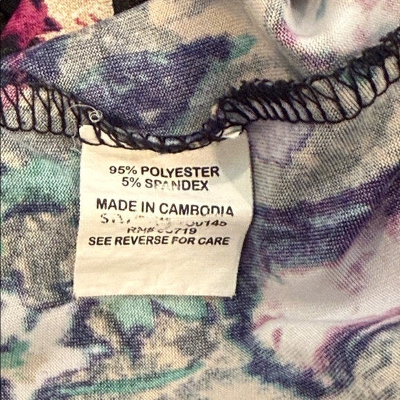 Elementz 3X Floral Maxi Dress - Picture 4 of 5